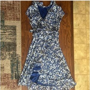 A flowy, floral dress